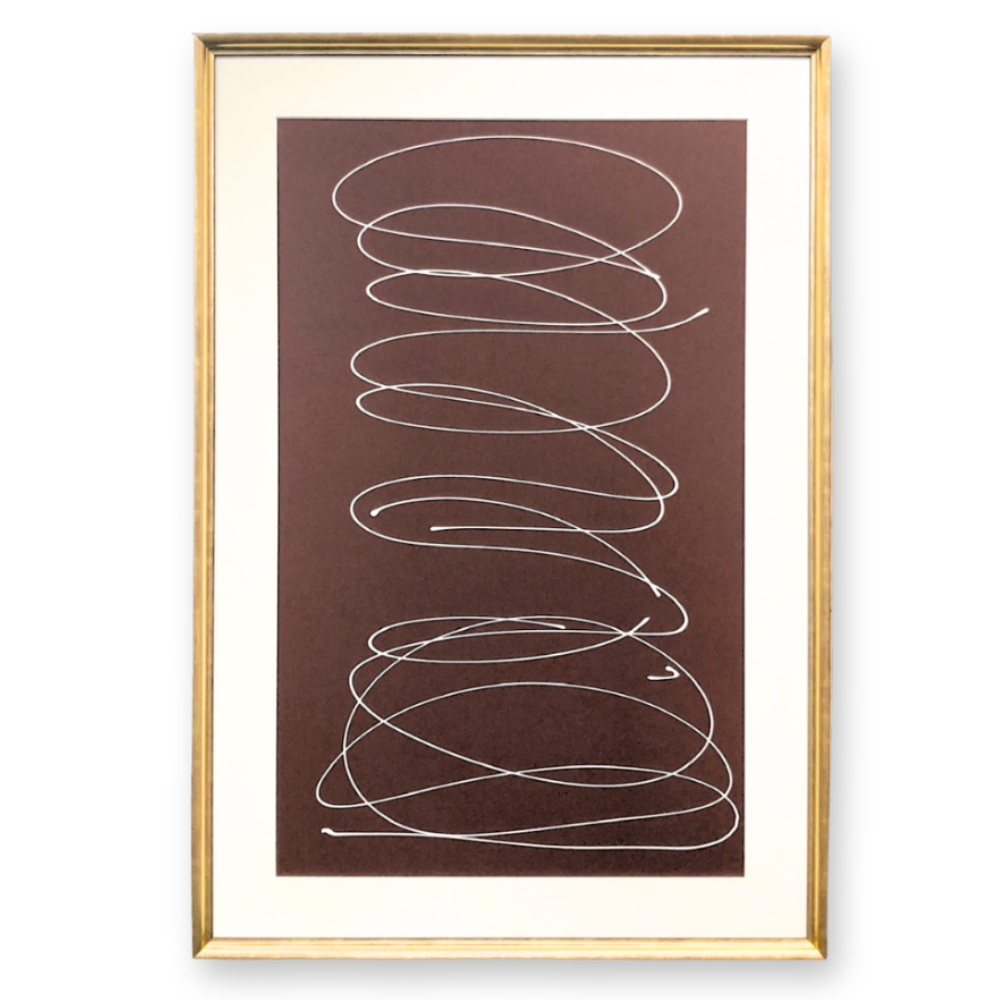 Motion in White on Brown