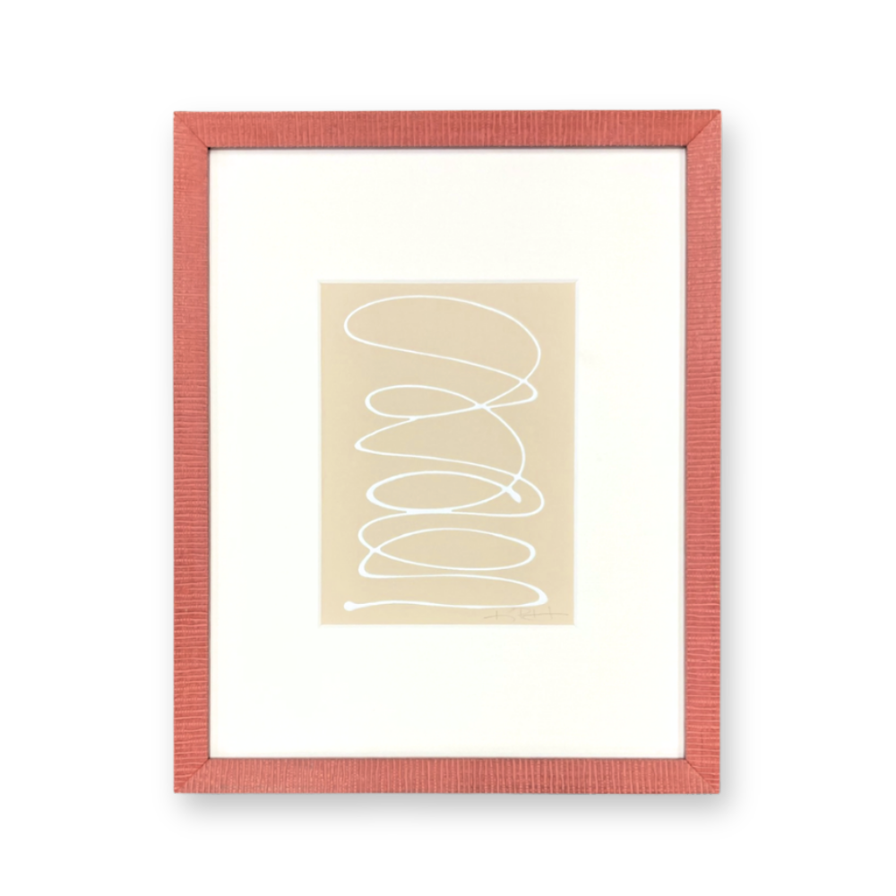 Motion in White on Tan