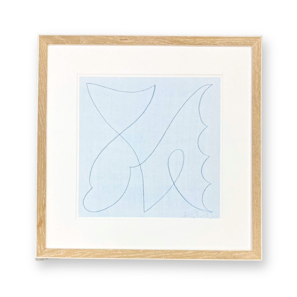 Map in Blue 