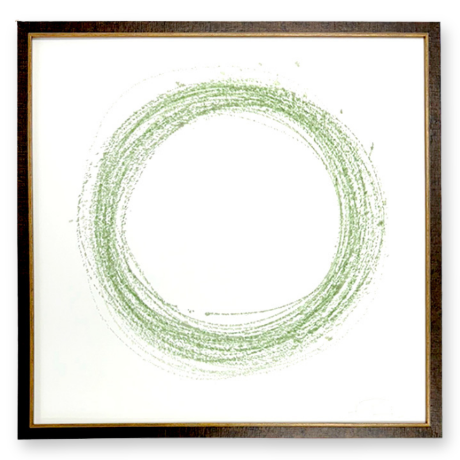 Circle in Motion in Green