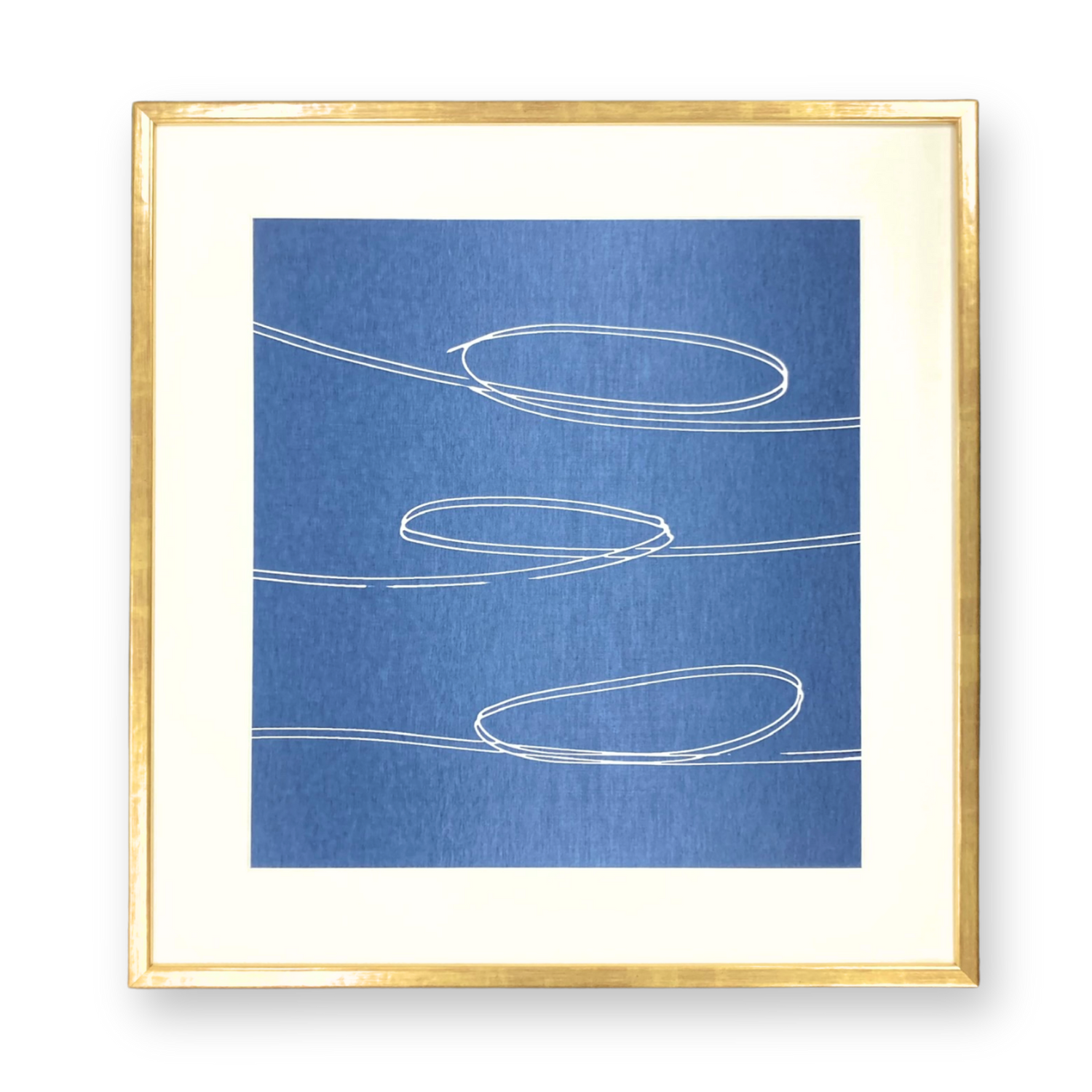Doubles on Blue Silk