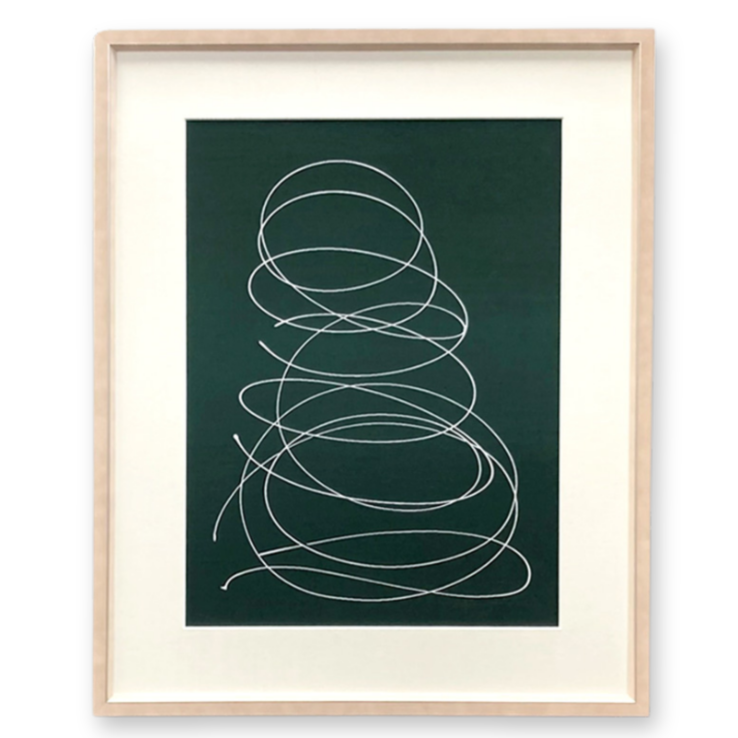 Brainstorm on Deep Green Silk No. 2