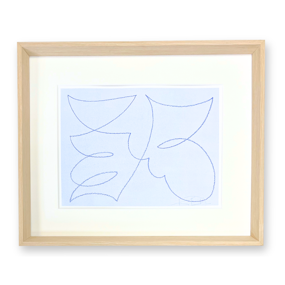 Map in Blue
