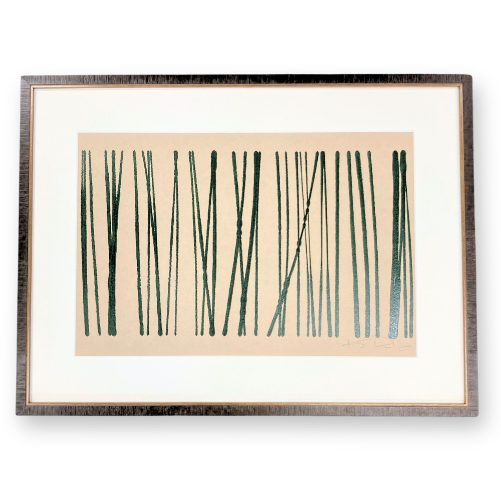 Paths in Green on Tan