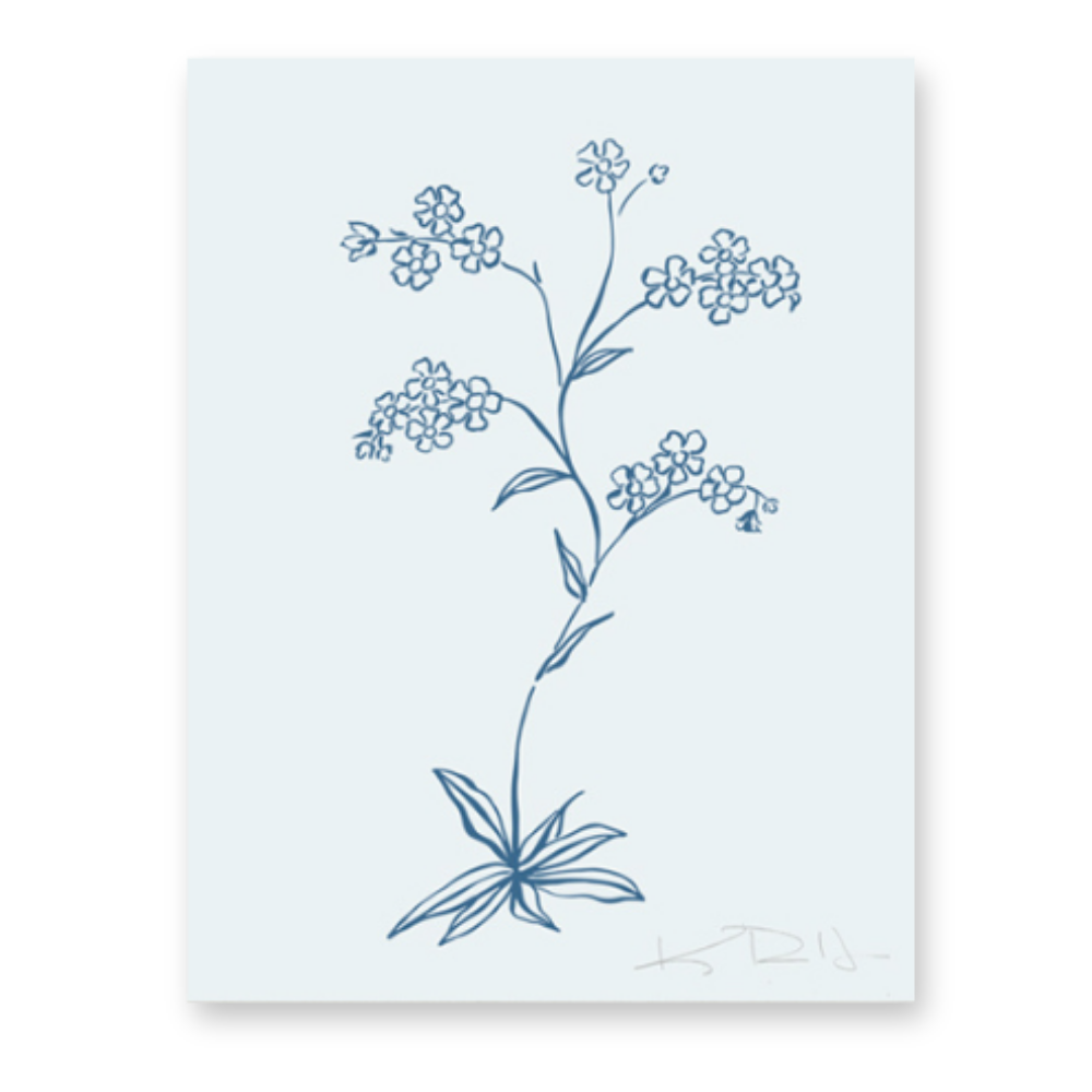 Botanicals in Blue No. 3