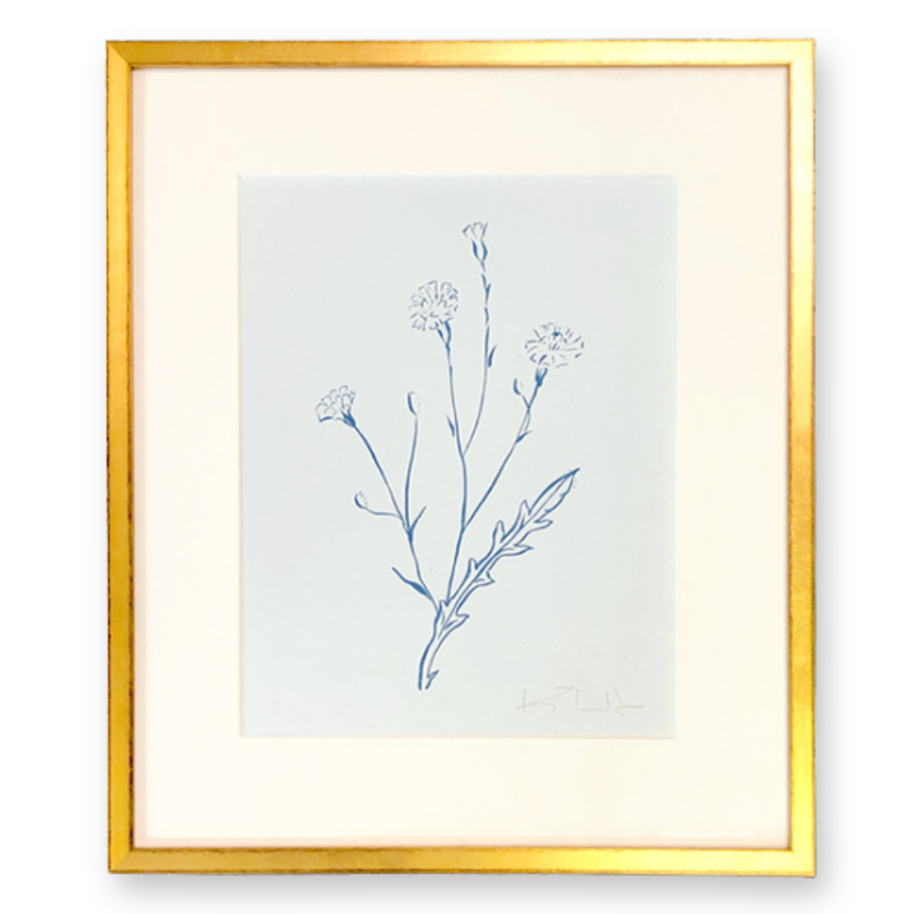 Botanicals in Blue No. 4