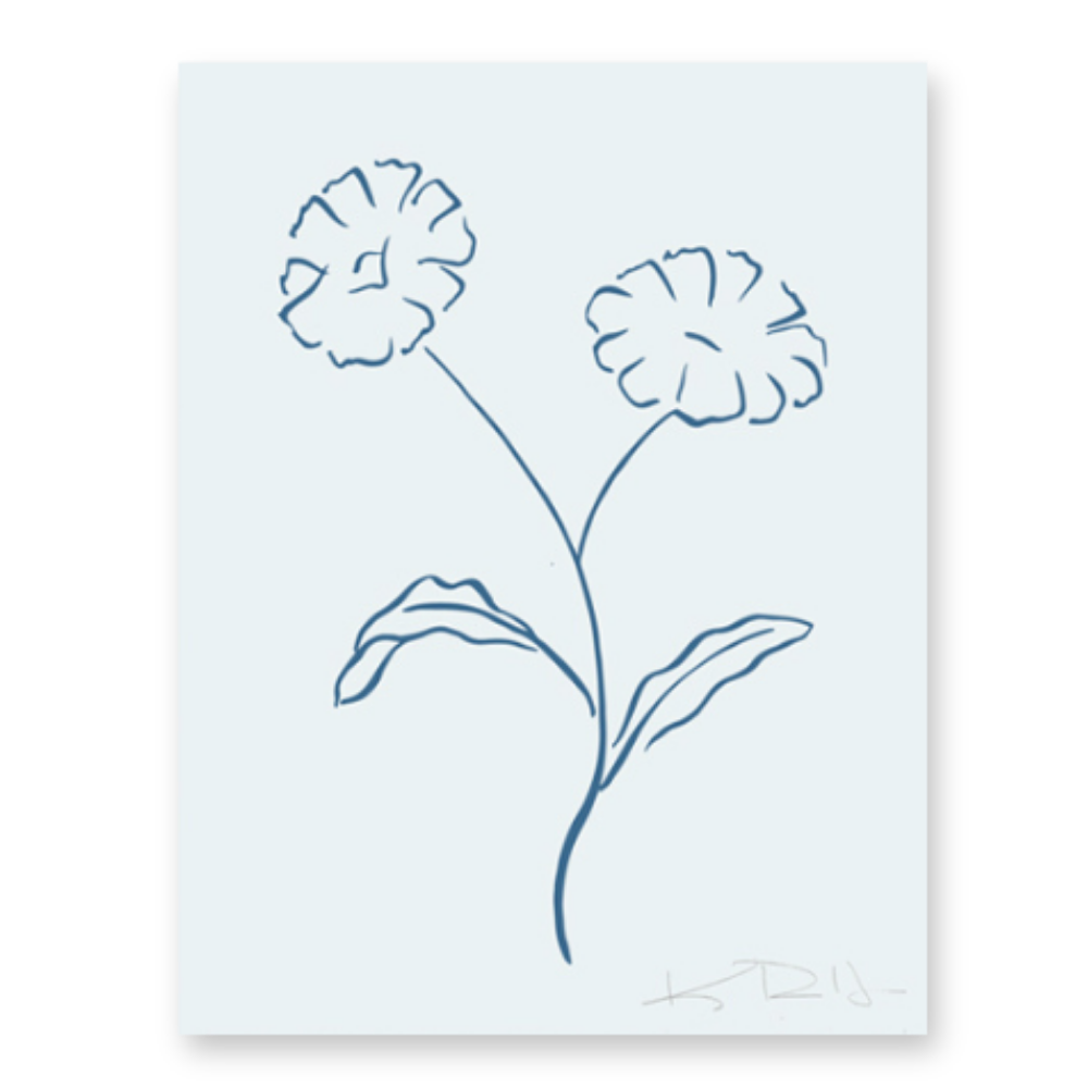 Botanicals in Blue No. 5