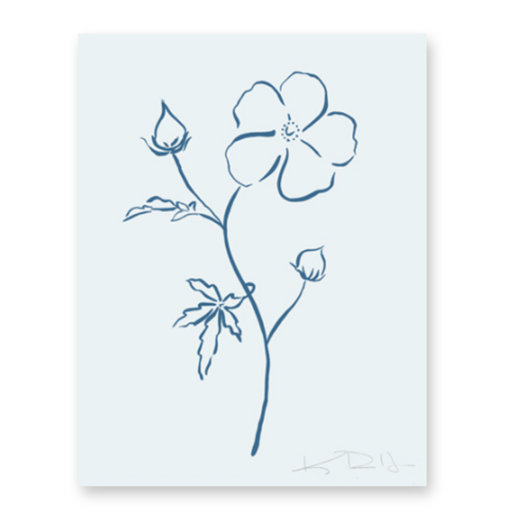 Botanicals in Blue No. 7