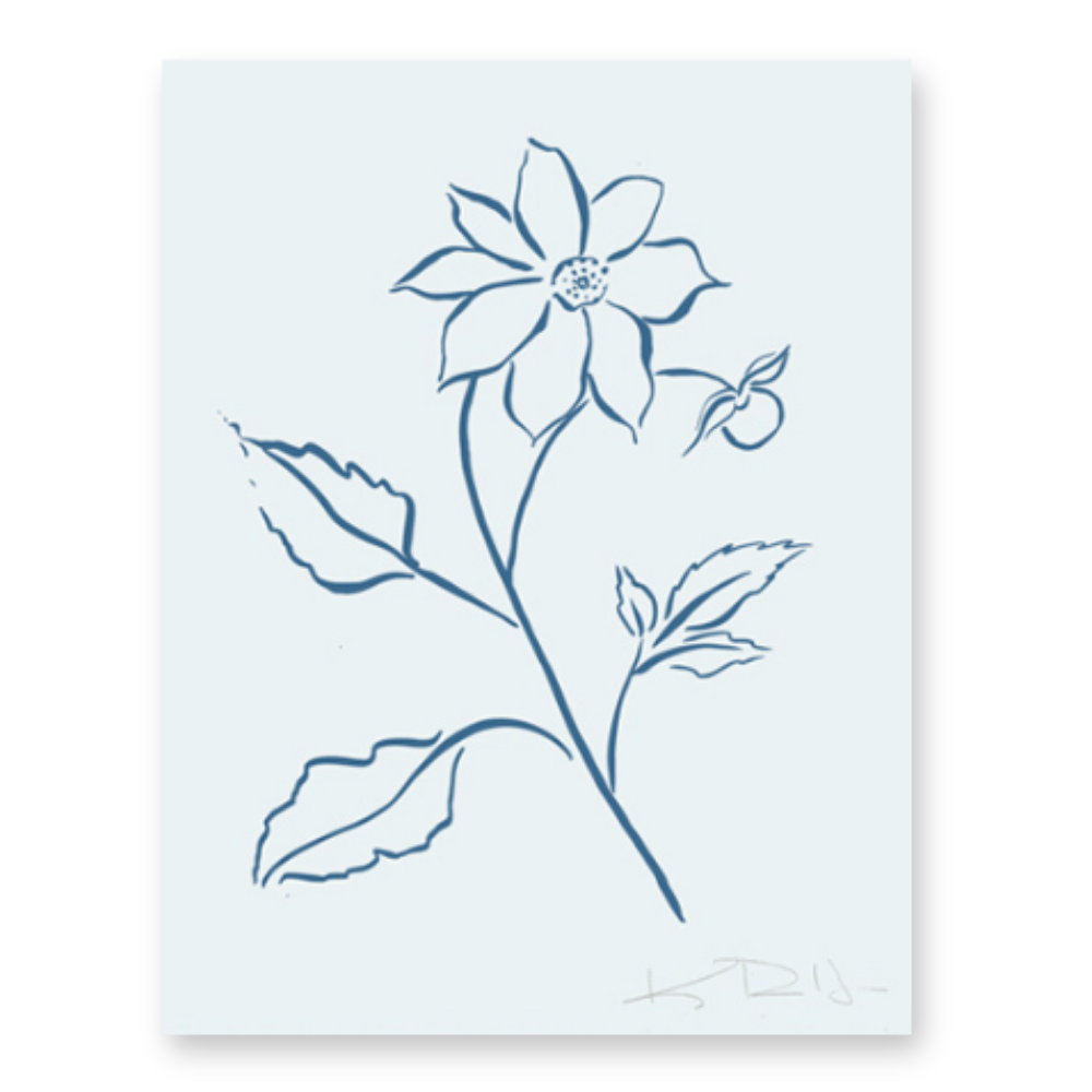 Botanicals in Blue No. 8