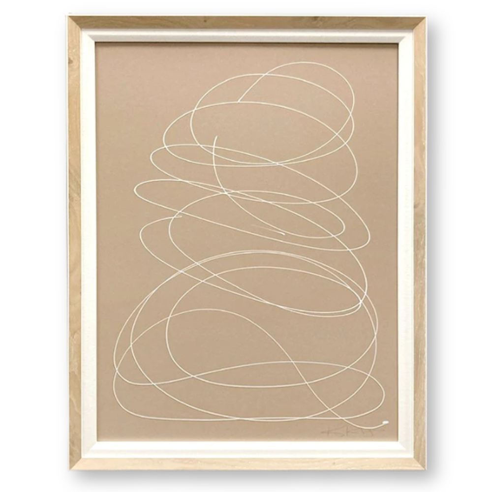 Brainstorm in White on Tan