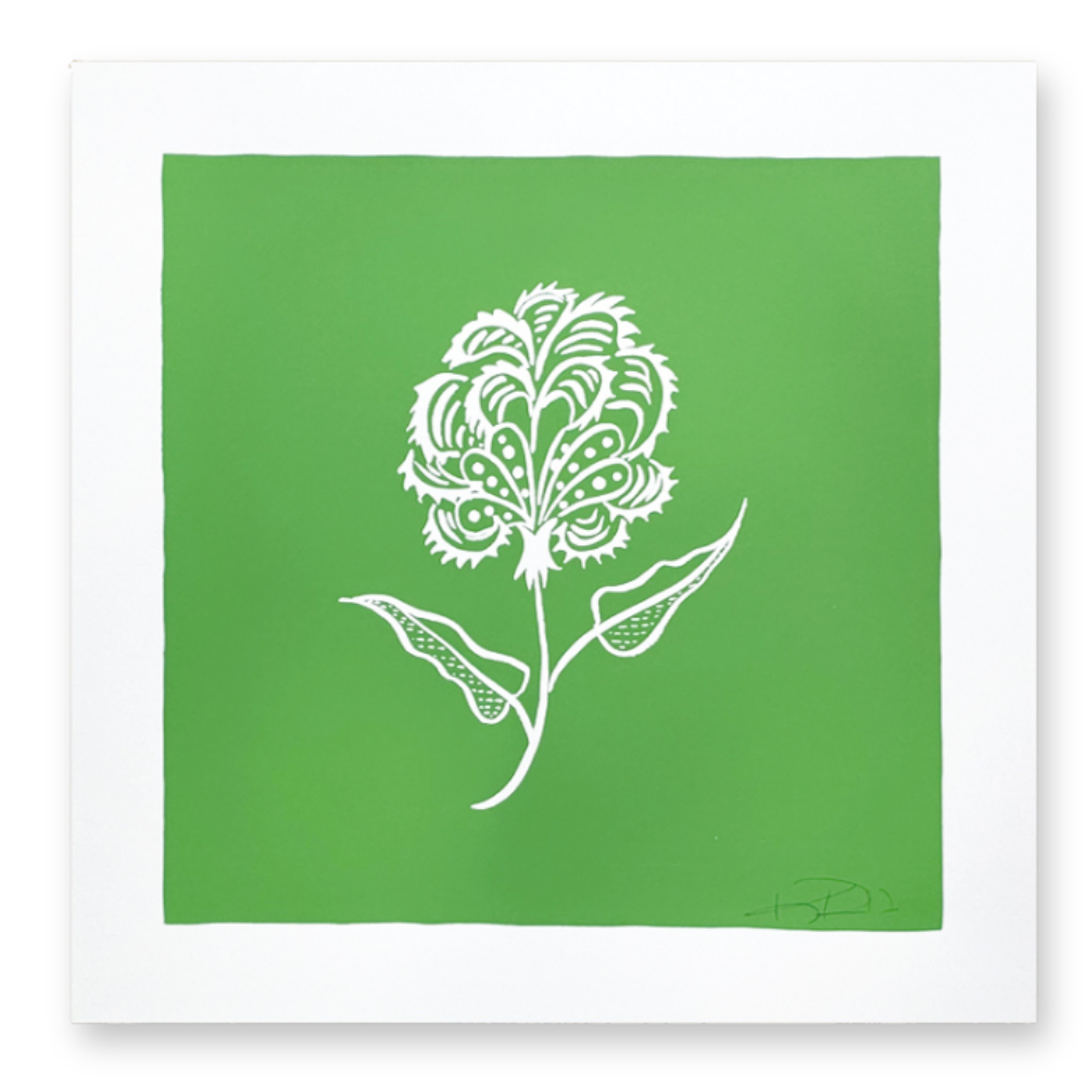 Bengal Botanical No. 1 on Green