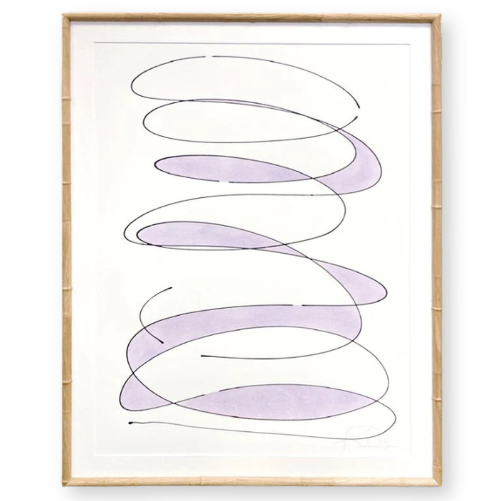 Motion in Soft Purple